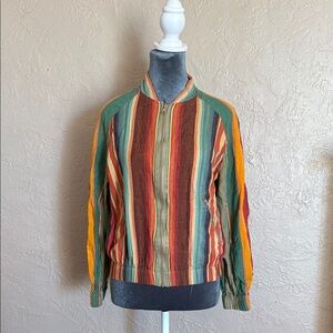 Silverado Colorful Striped women’s Bomber Jacket